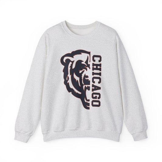 Chicago Football Crewneck Sweatshirt | Sports City Logo Apparel