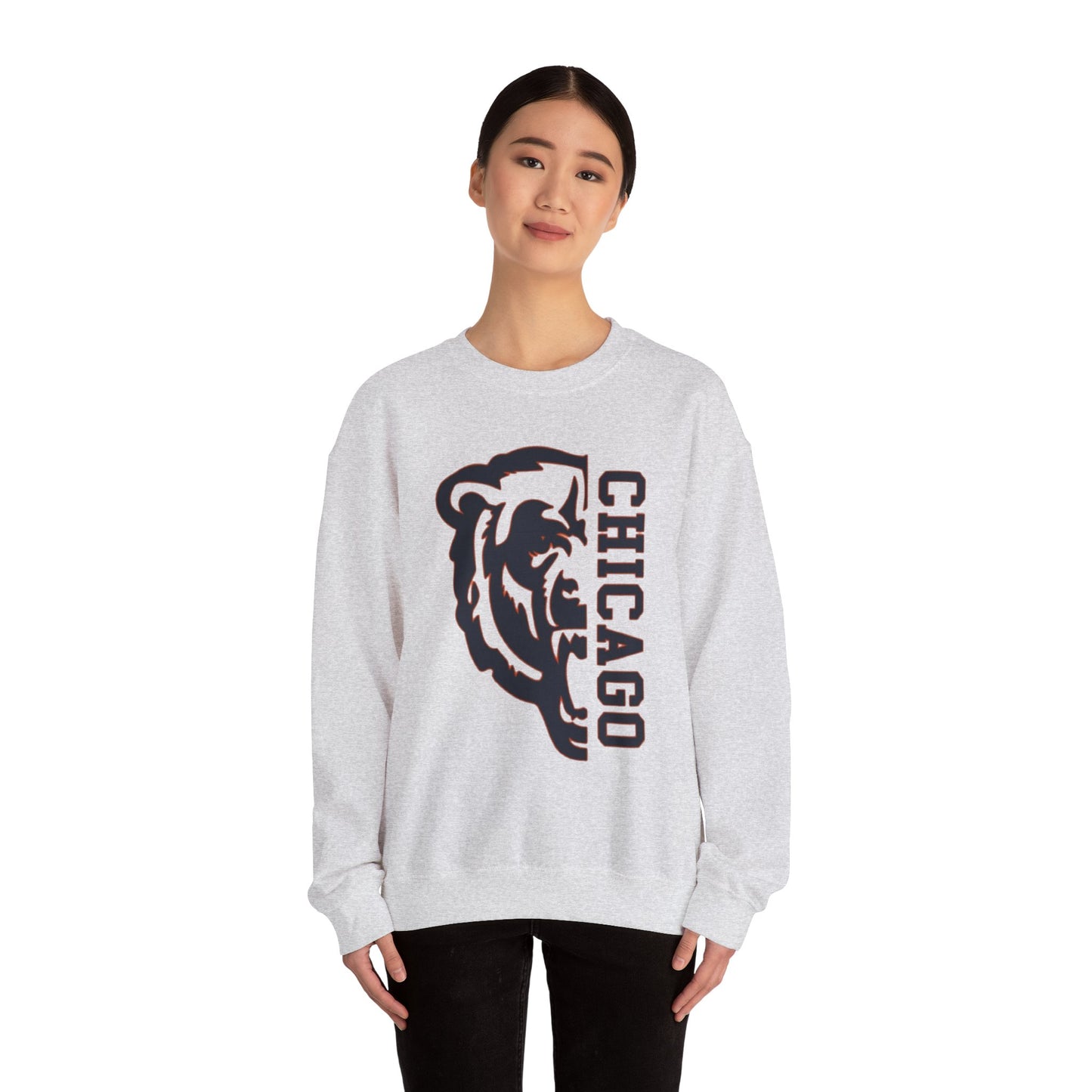 Chicago Football Crewneck Sweatshirt | Sports City Logo Apparel